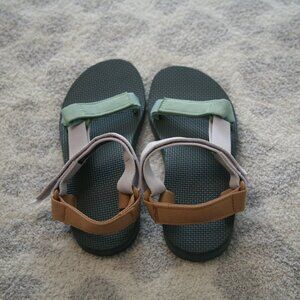 Teva Sandals in Green, Gray, and Brown